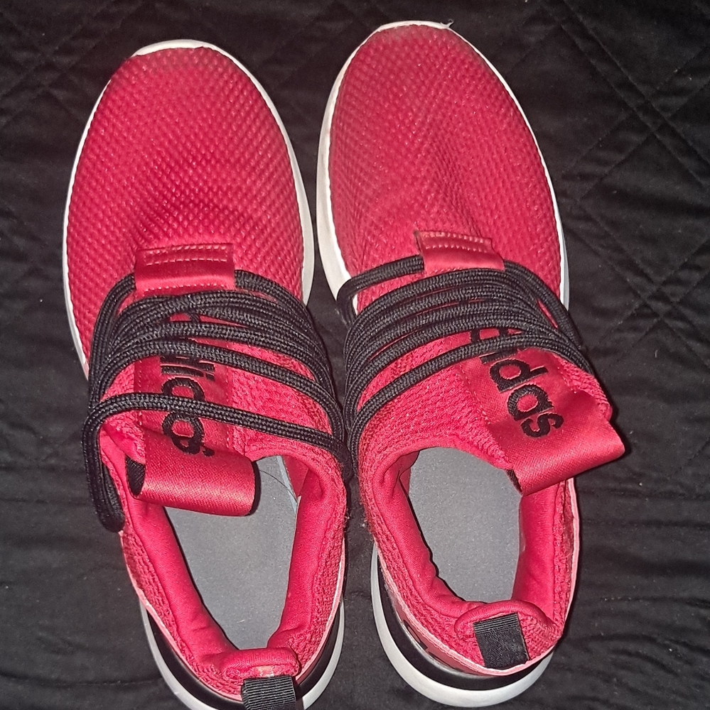 Boys Addidas Red Shoes